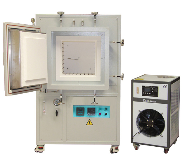 1200度箱式氣氛爐64L 配備冷水機